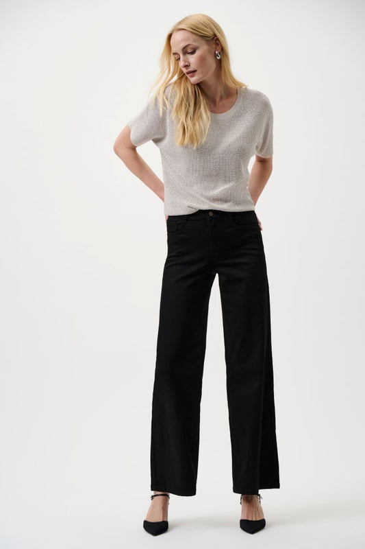 Mid-rise Wide Leg Jeans