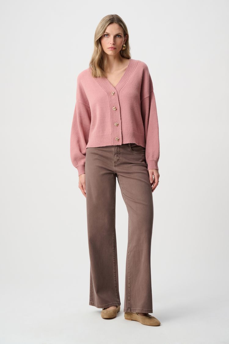 Mid-rise Wide Leg Jeans