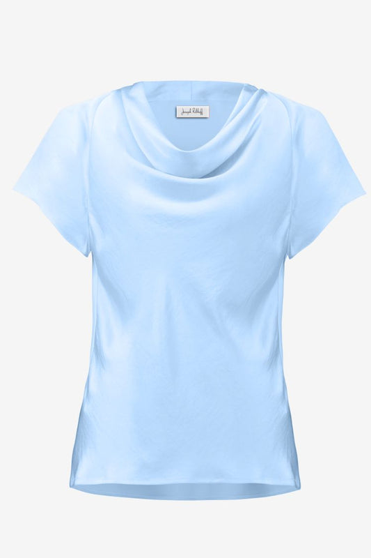 Cowl Neck Satin Blouse