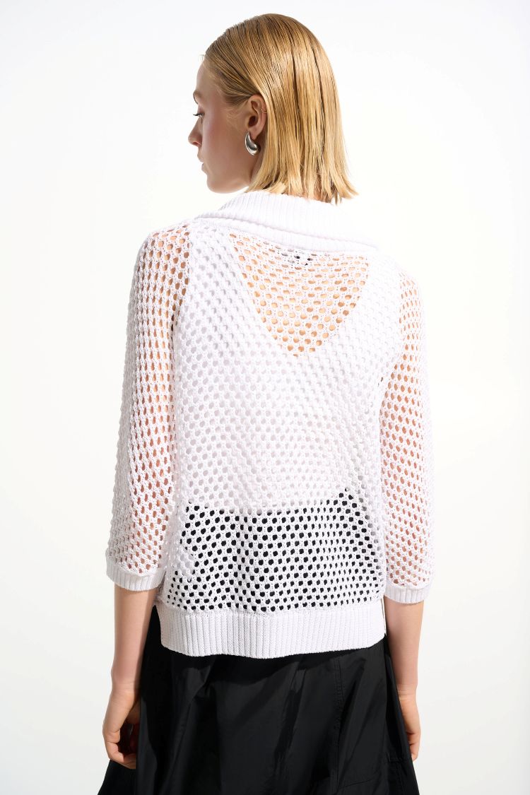 Netted Half Zip Top