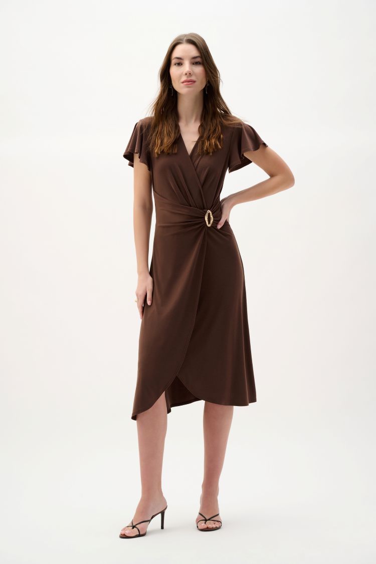 Belted Wrap Dress