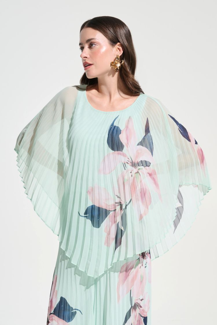 Floral Poncho Top