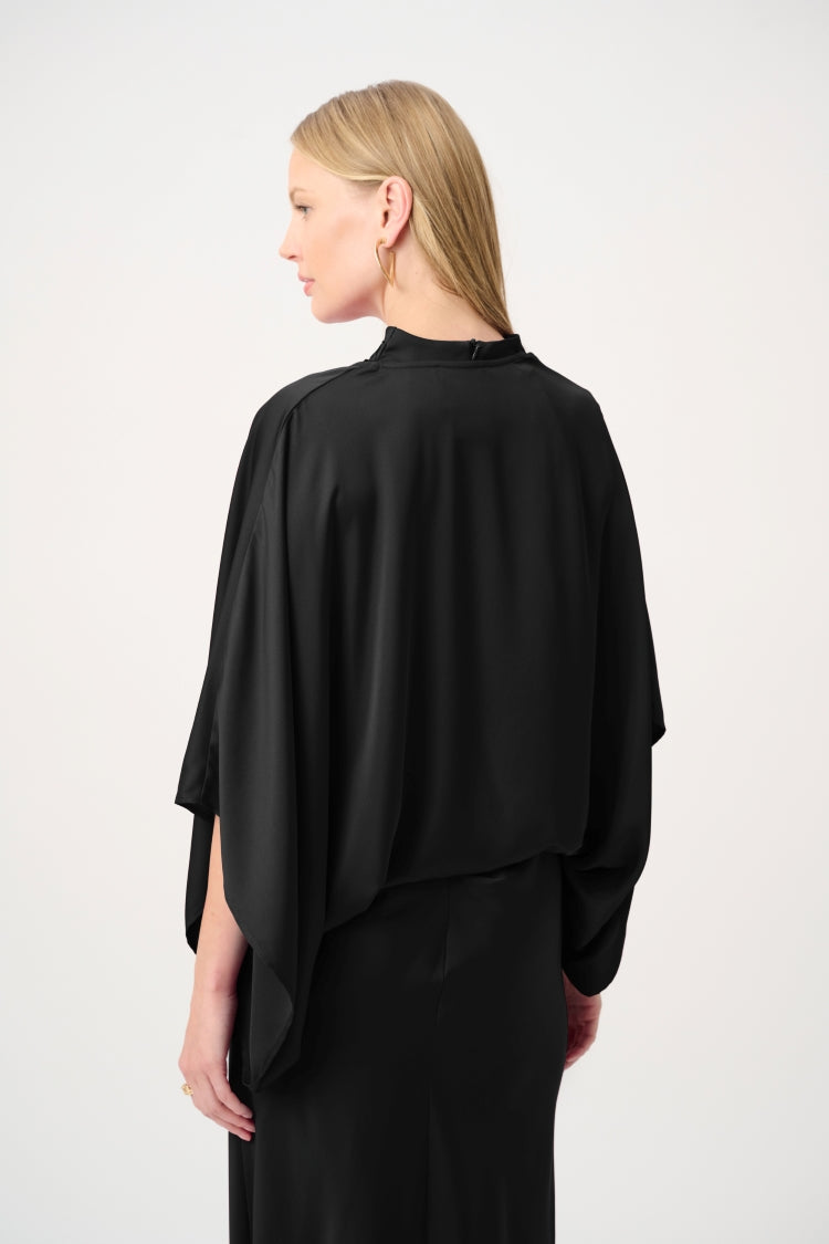 Joseph Ribkoff Satin Poncho Cover-Up