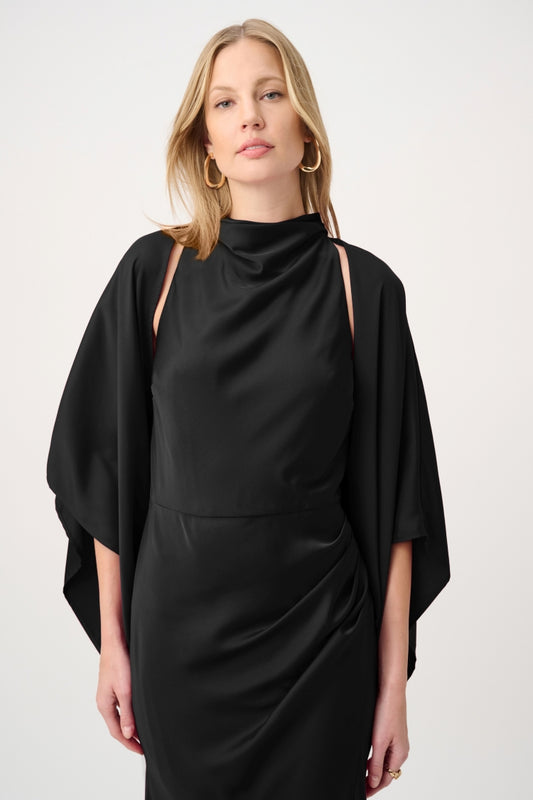 Joseph Ribkoff Satin Poncho Cover-Up