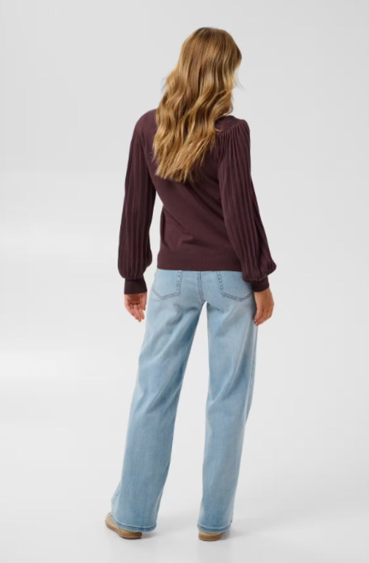 Kaffe Women's Structured Sleeve Sweater