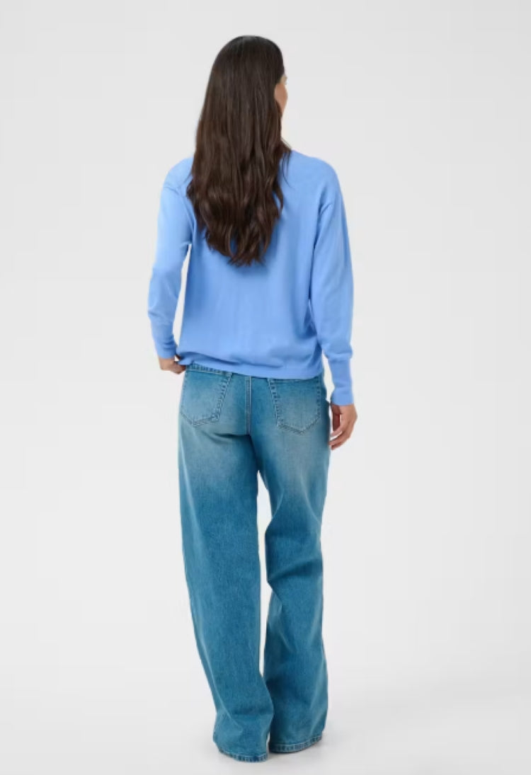 Kaffe V-Neck Knit Pullover