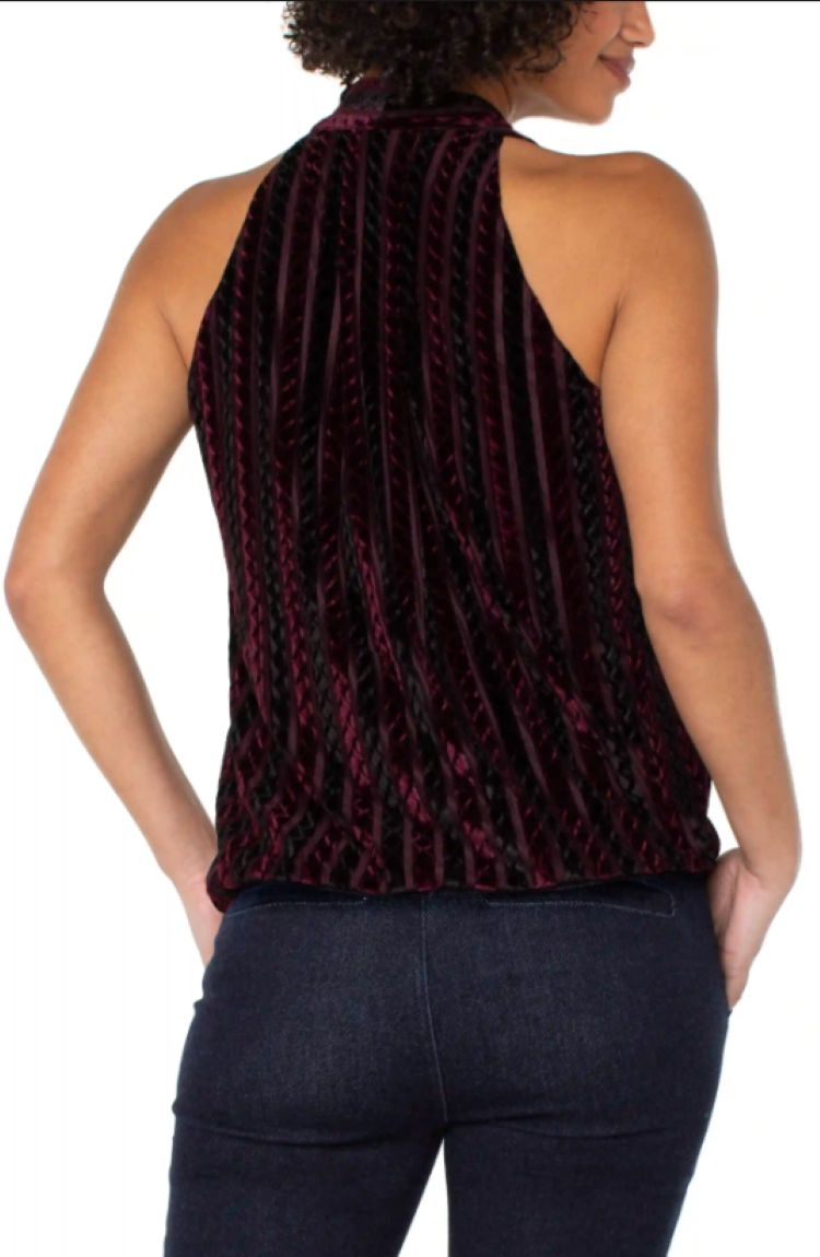 Sleeveless Crossover Top