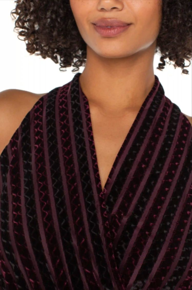 Sleeveless Crossover Top