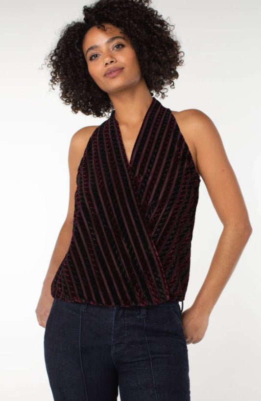 Sleeveless Crossover Top