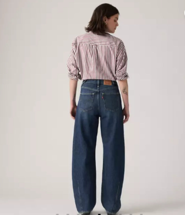 Levi's Women's Cinch Barrel High Rise Jeans