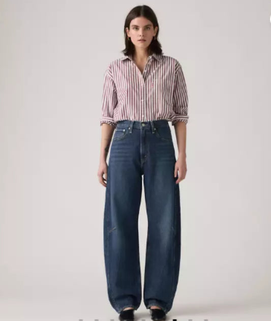 Levi's Women's Cinch Barrel High Rise Jeans