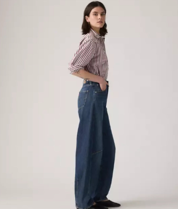 Levi's Women's Cinch Barrel High Rise Jeans