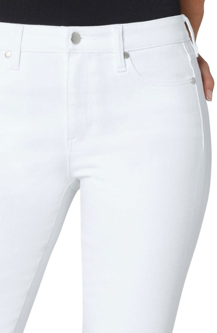 Liverpool White Skinny Jeans Close Up