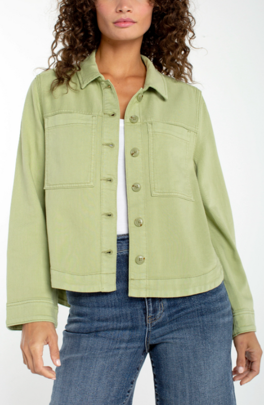 High Low Denim Jacket