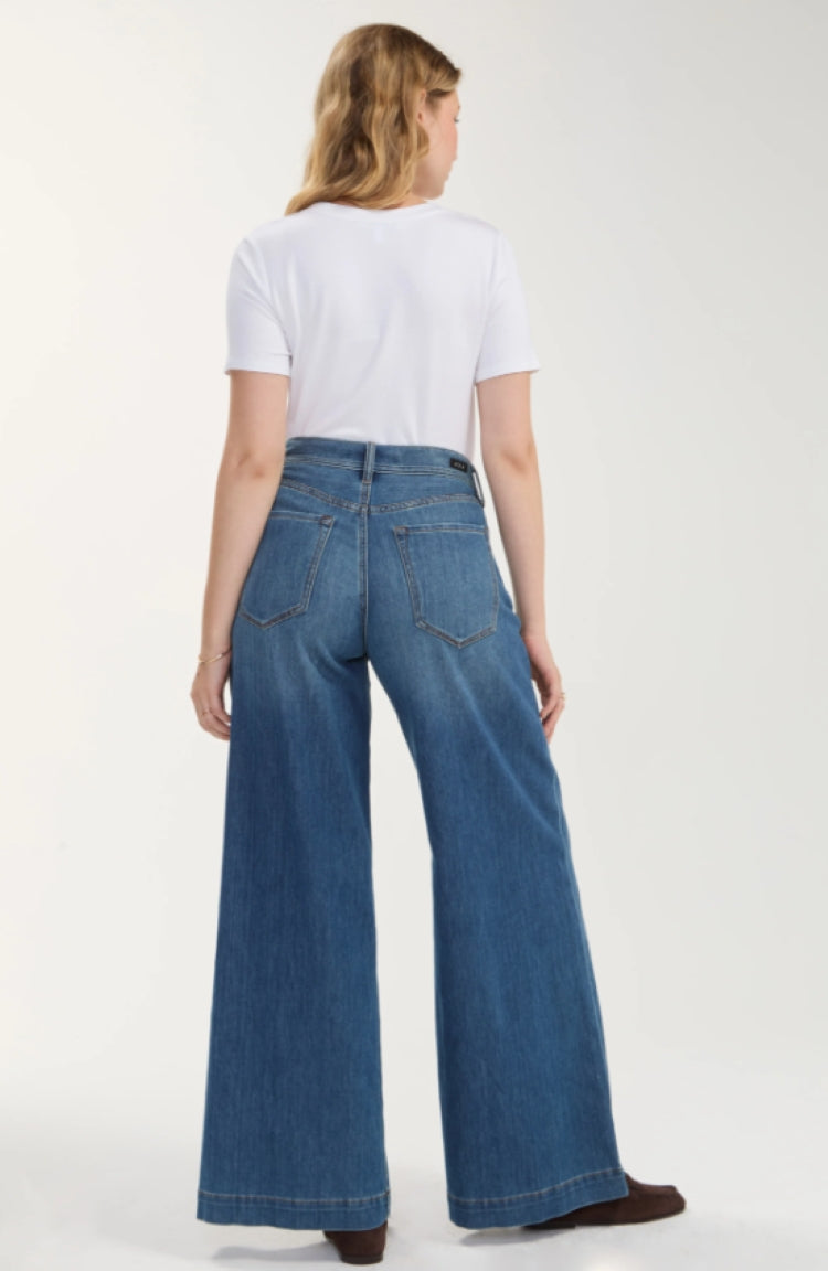 Liverpool Kit High Rise Wide Leg Jeans