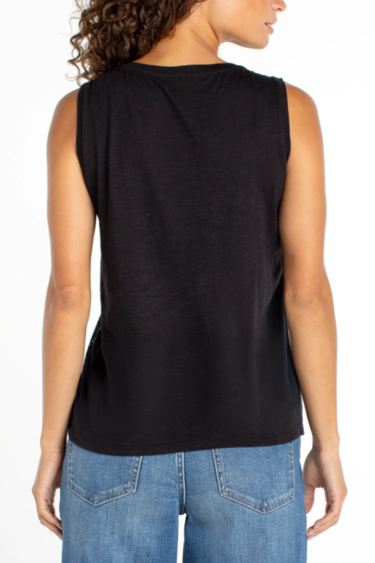 Sleeveless Lace Tank