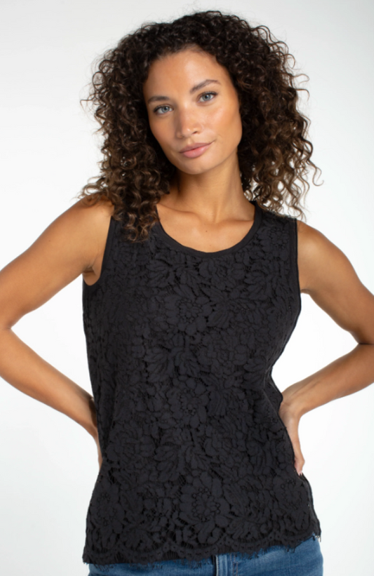 Sleeveless Lace Tank
