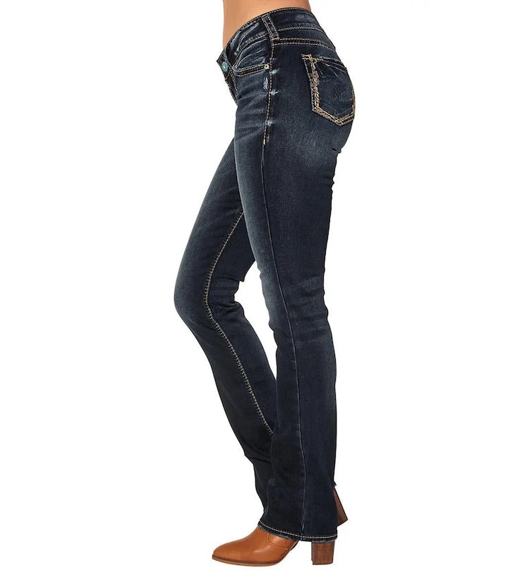 Elyse Mid Slim Bootcut Jeans