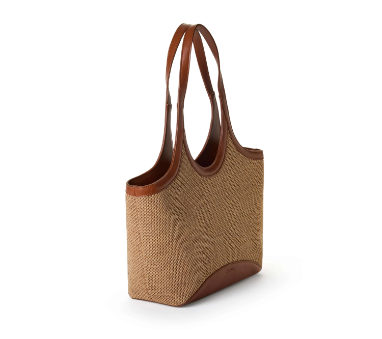 CHARLOTTE Woven Tote Bag