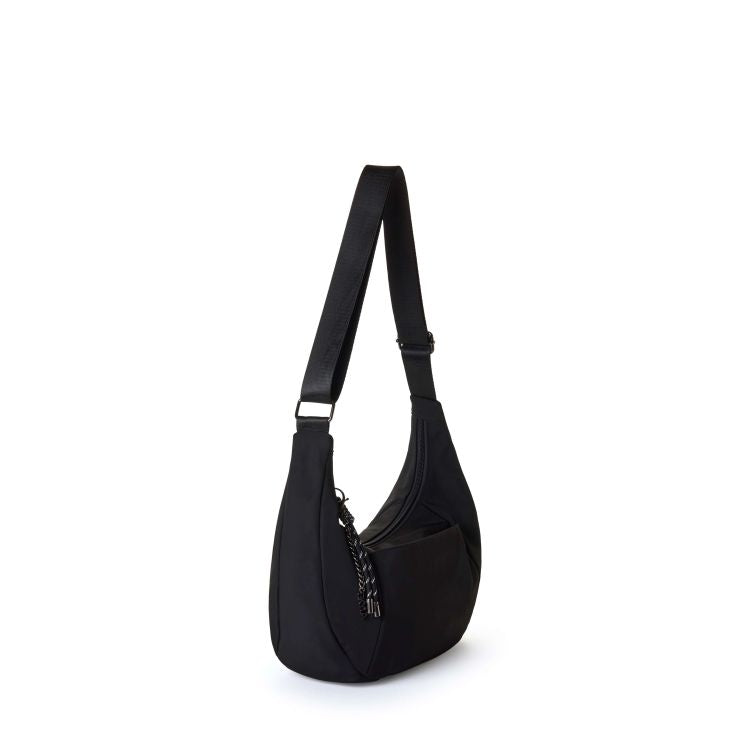 REA Nylon Crossbody Moonbag