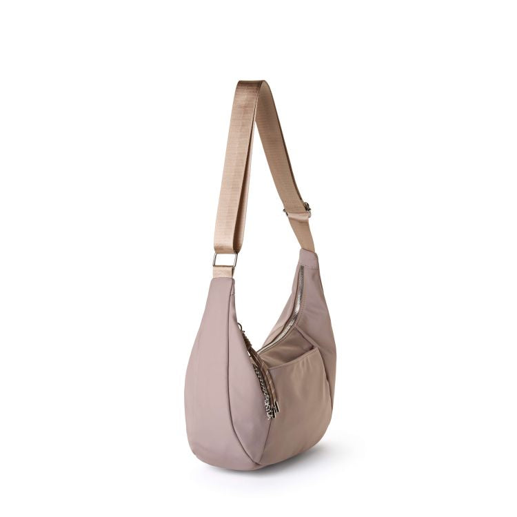 REA Nylon Crossbody Moonbag