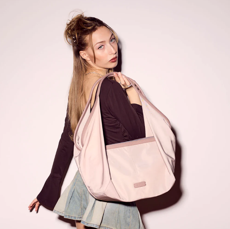 VICTORIA Nylon Shoulder Bag