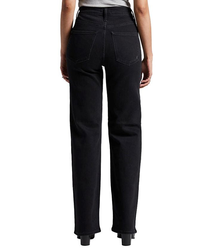 Silver Jeans Style: L28918BOA530 hightly desirable trouser black back view
