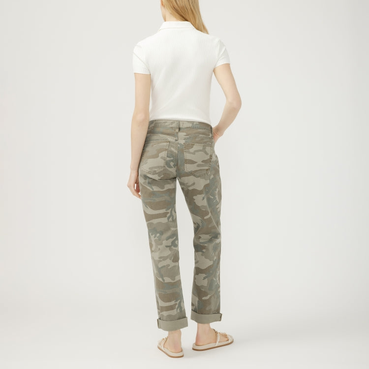 Silver Jeans Chelsea Camo Boyfriend Jeans