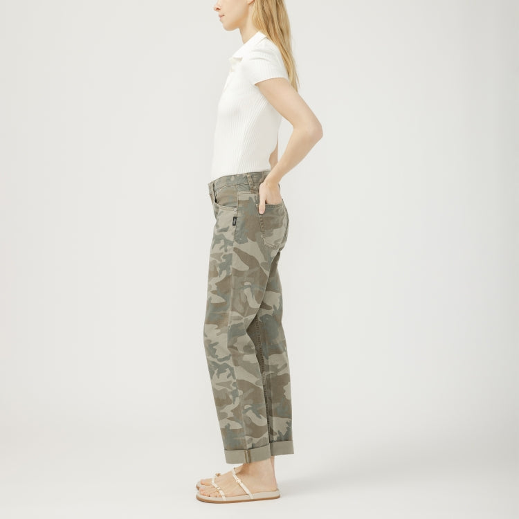 Silver Jeans Chelsea Camo Boyfriend Jeans