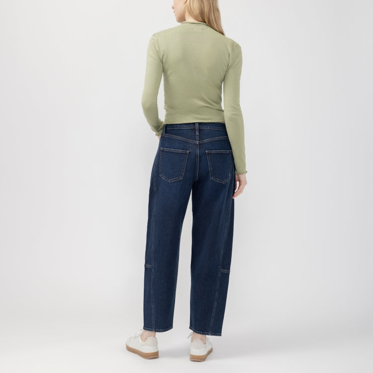 Silver Jeans High Rise Slim Barrel Leg Jeans