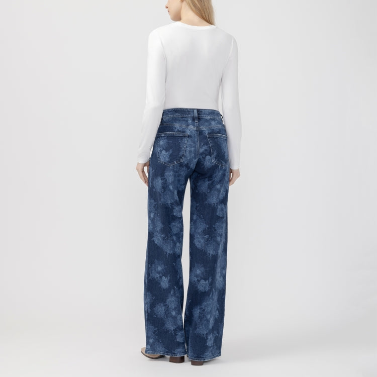 Silver Jeans Suki Floral Wide Leg
