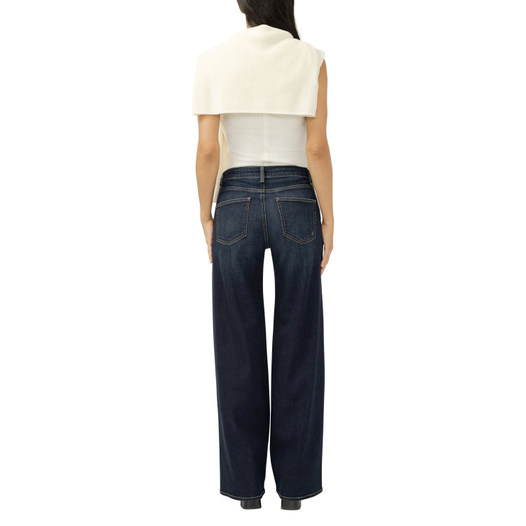 Silver Jeans Suki Mid-Rise Wide Leg Jeans