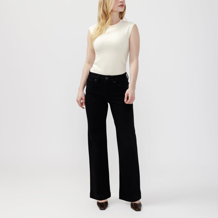 Silver Jeans Avery High Rise Trouser Leg Jeans