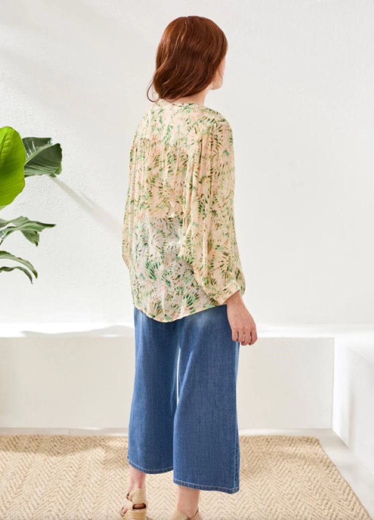 Flowy Dolman Sleeve Blouse