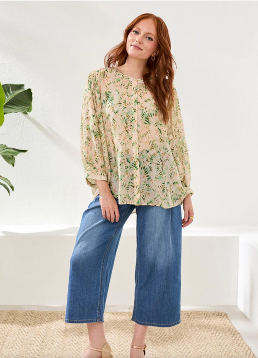 Flowy Dolman Sleeve Blouse