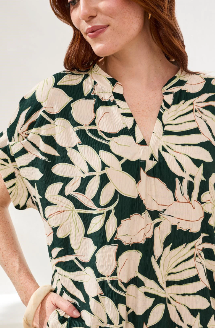 Printed Shift Dress
