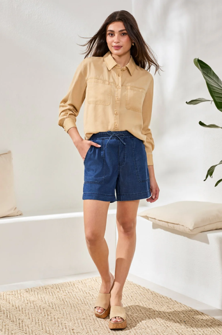 Flowy Audrey Denim Shorts