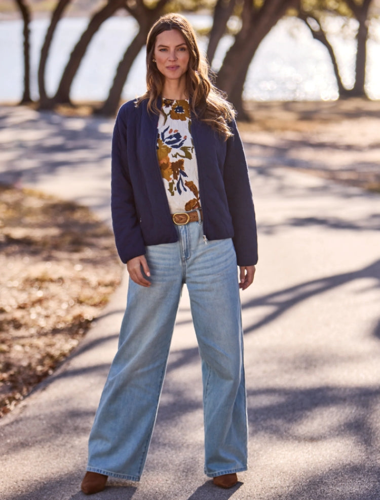 Long Sleeve Textured Crew Neck Sweater