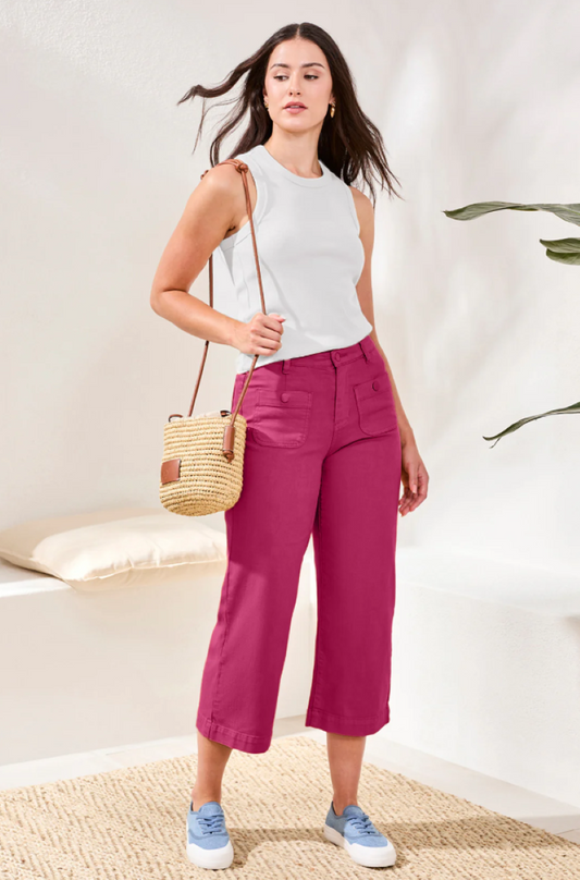 Sophia Palazzo Cropped Jeans