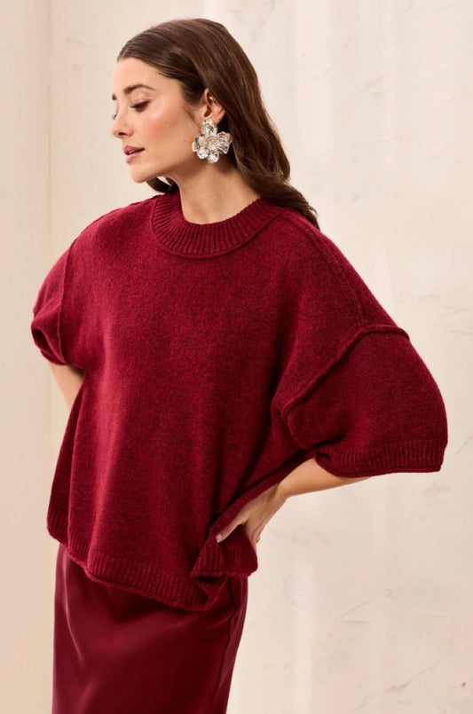 Drop Shoulder Crew Neck