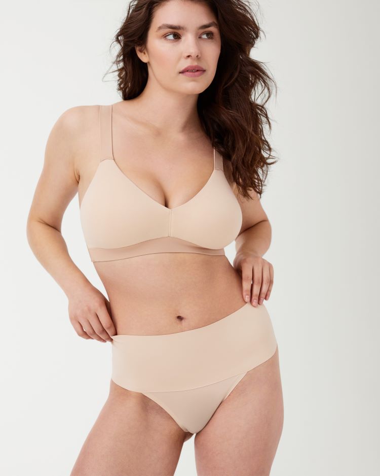 Spanx Style: SP0115, Undie-tectable Thong, front view