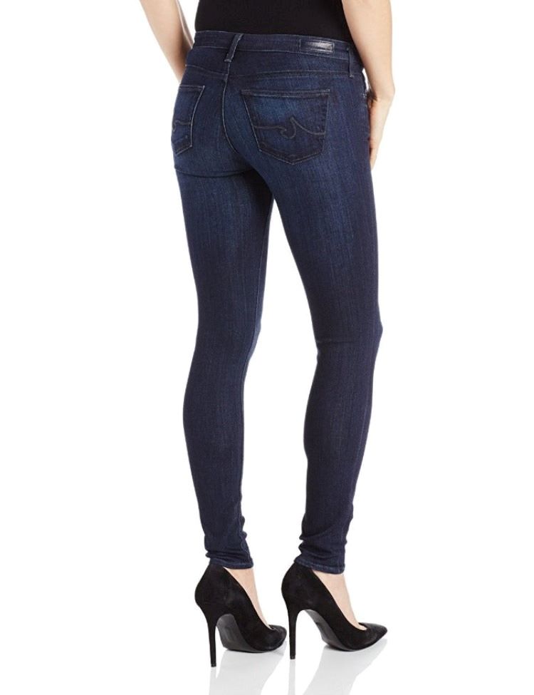 AG Jeans Absolute Legging in Dark Wash Back View