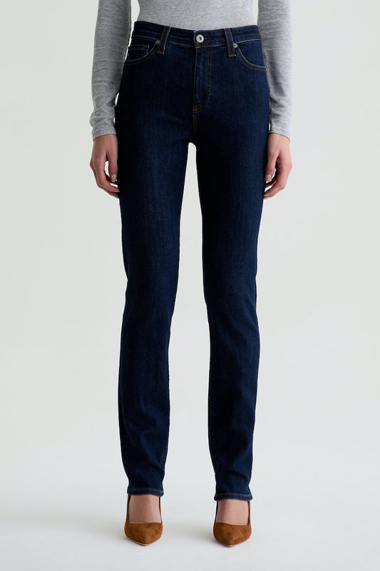 Mari Extended Mid-Rise Slim Straight