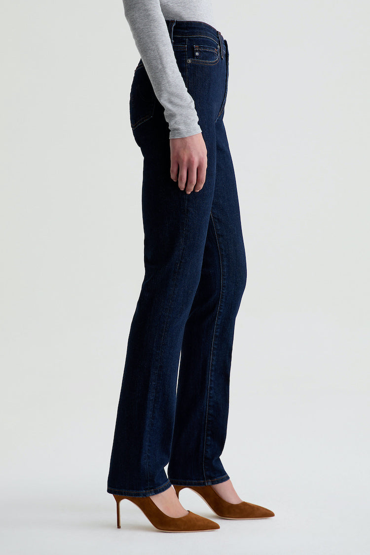 Mari Extended Mid-Rise Slim Straight