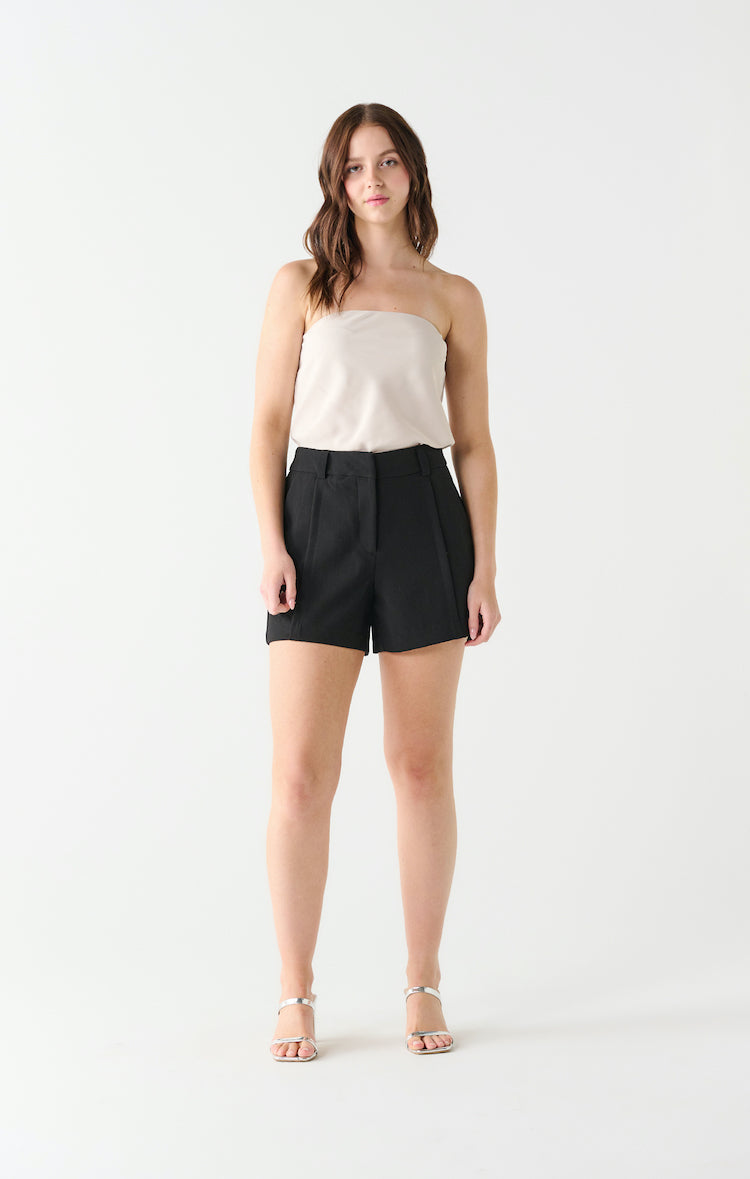 High Waisted Structured Short