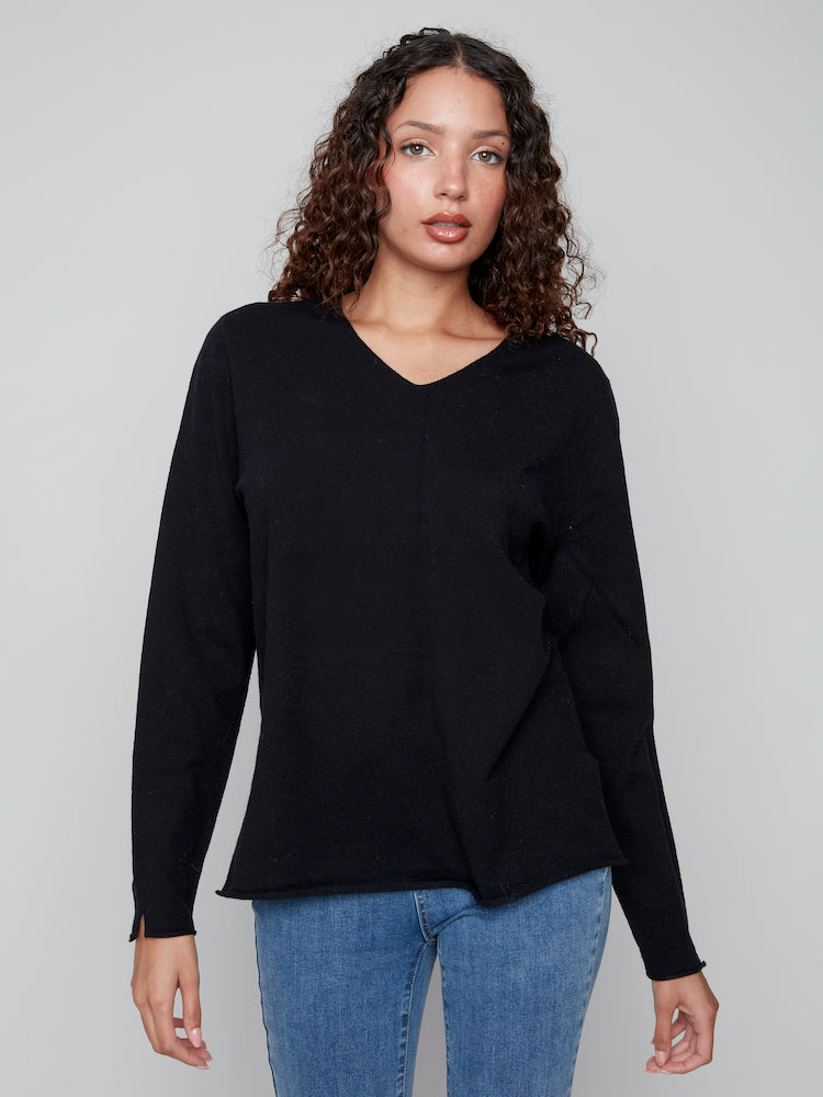 Basic Long Sleeve V-Neck
