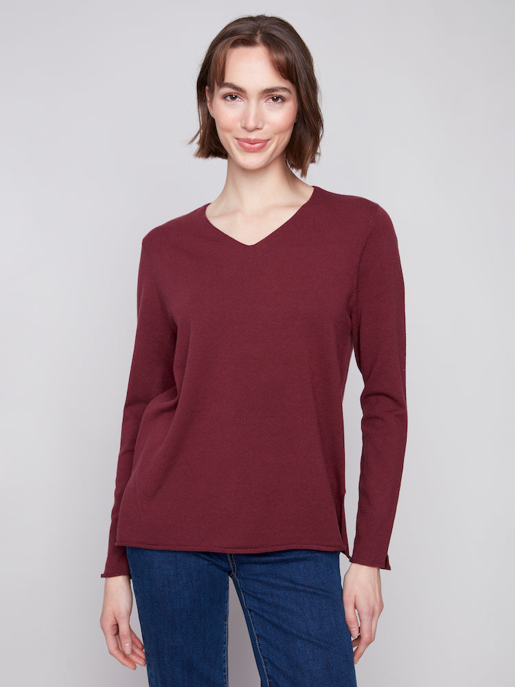 Basic Long Sleeve V-Neck