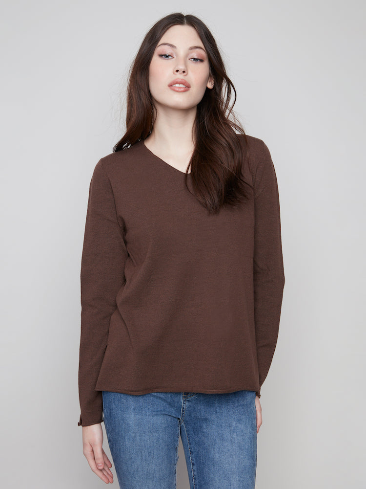 Basic Long Sleeve V-Neck