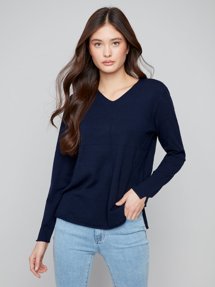 Basic Long Sleeve V-Neck
