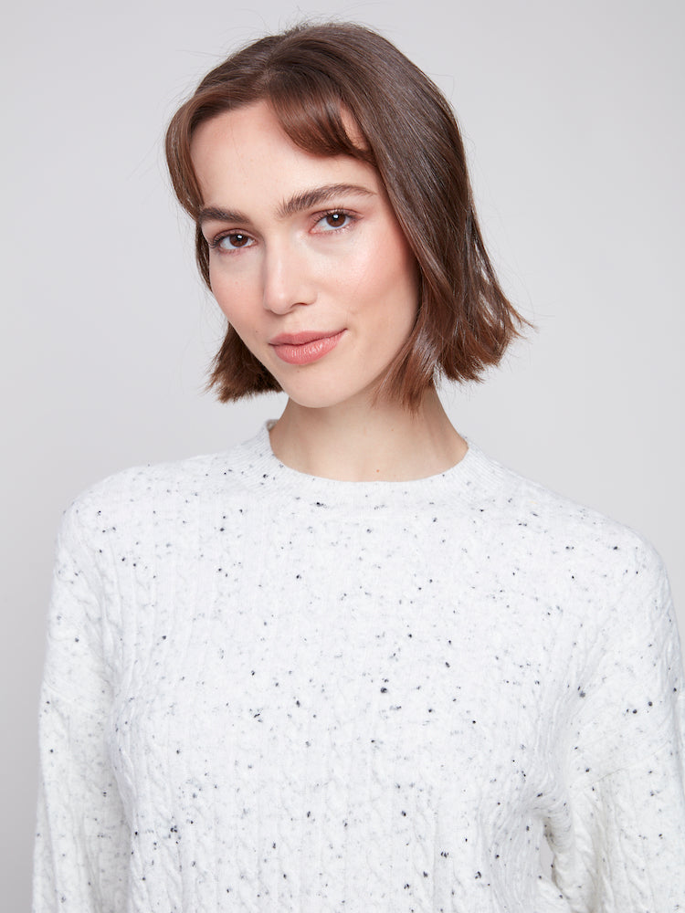 Speckled Crew Neck Sweater